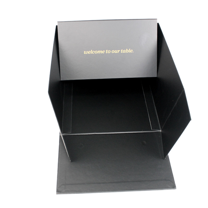 Black Gift Packaging Box Custom Cosmetic Box Packaging Personalized Packaging Boxes Maker