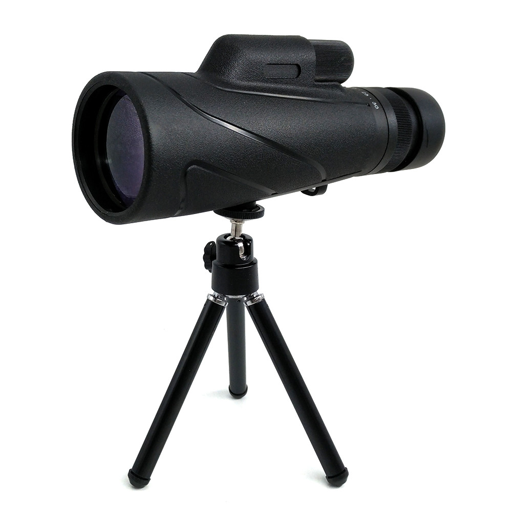 Birdwatching 10-30x50 Zoom Monocular Telescope Waterproof With BAK4 Prism