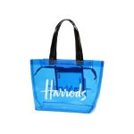 Fashion Water Resistant Blue Soft PVC Handbags