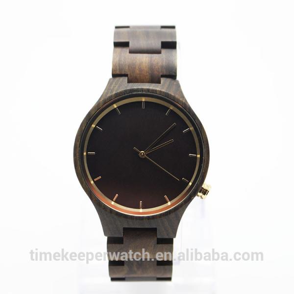 Quality wholesale wood watches ,made in china ,stainless steel case back ,high quality wood watches 2016 for sale