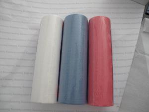 China Rough Surfaces Spunlace 40gsm Nonwoven Cleaning Wipes For Industry wholesale