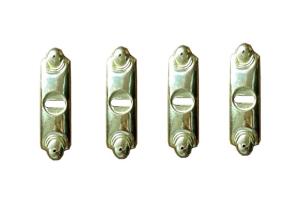 China Pale Gold Long Coffin Accessories Bracket , Casket Accessories Suppliers wholesale