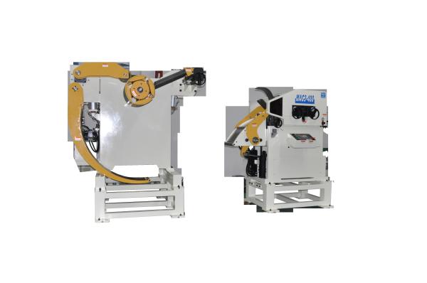 Metal Sheet Stamping Mandrel Expansion Decoiler Straightener Feeder Speed 16~24