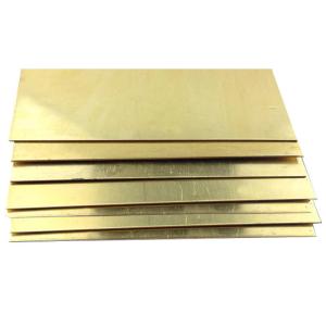 China Industrial Hard Copper Brass Metals Plate C2600 C2800 C10100 Material wholesale