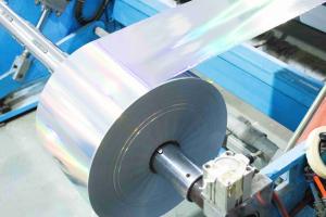 China Acrylic Glue Self Adhesive Holographic Film Label Paper 1000m Length wholesale