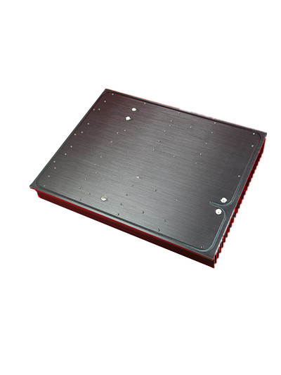 Quality Black Anodize Extruded Aluminum Heatsink For Solar Energy Equipment for sale