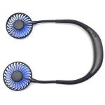 Rechargeable LED Light Hanging Neck USB Charging Mini Fan
