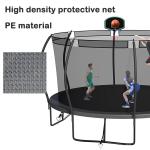 Adult Children Kids Basketball Hoop Set Trampoline with Protective Net and Logo