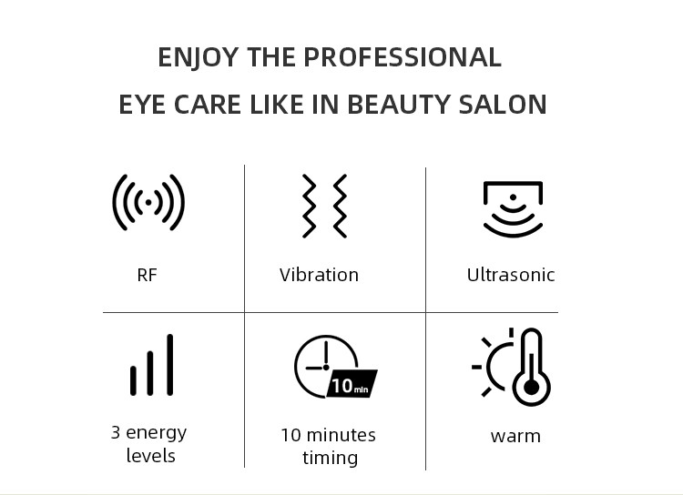 PSE 1000mAh Eye Beauty Massage Stick 90KHz SS316 DC5V