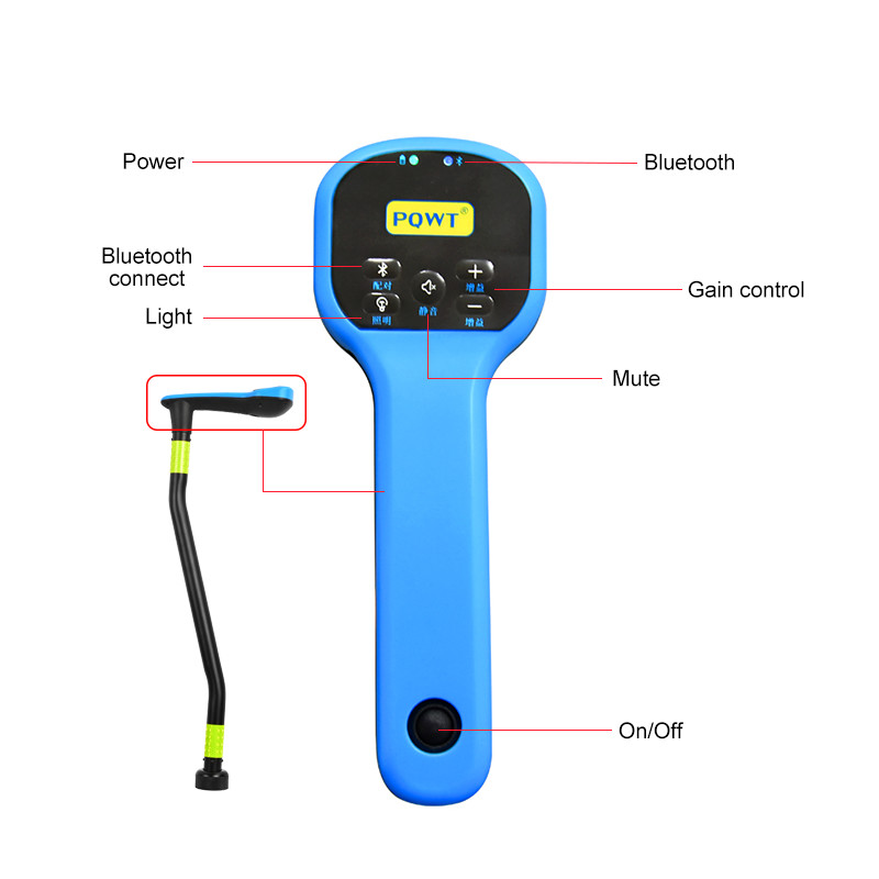 3 In 1 Underground Pipe Leak Detection PQ BT MultiFunction Water And Gas Leak Detection