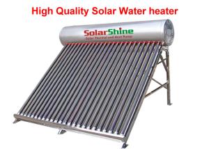 China Stainless Steel Evacuated Tube Solar Hot Water Heater Freestanding Installation wholesale