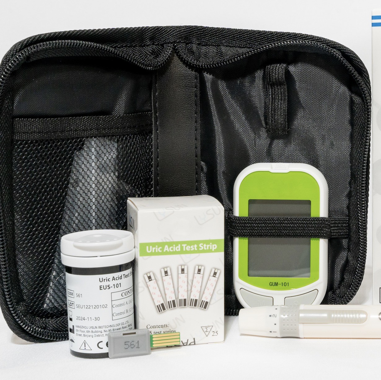 HZ GUM-101 Uric Acid Test Strips Portable Blood Sugar Tester 50g