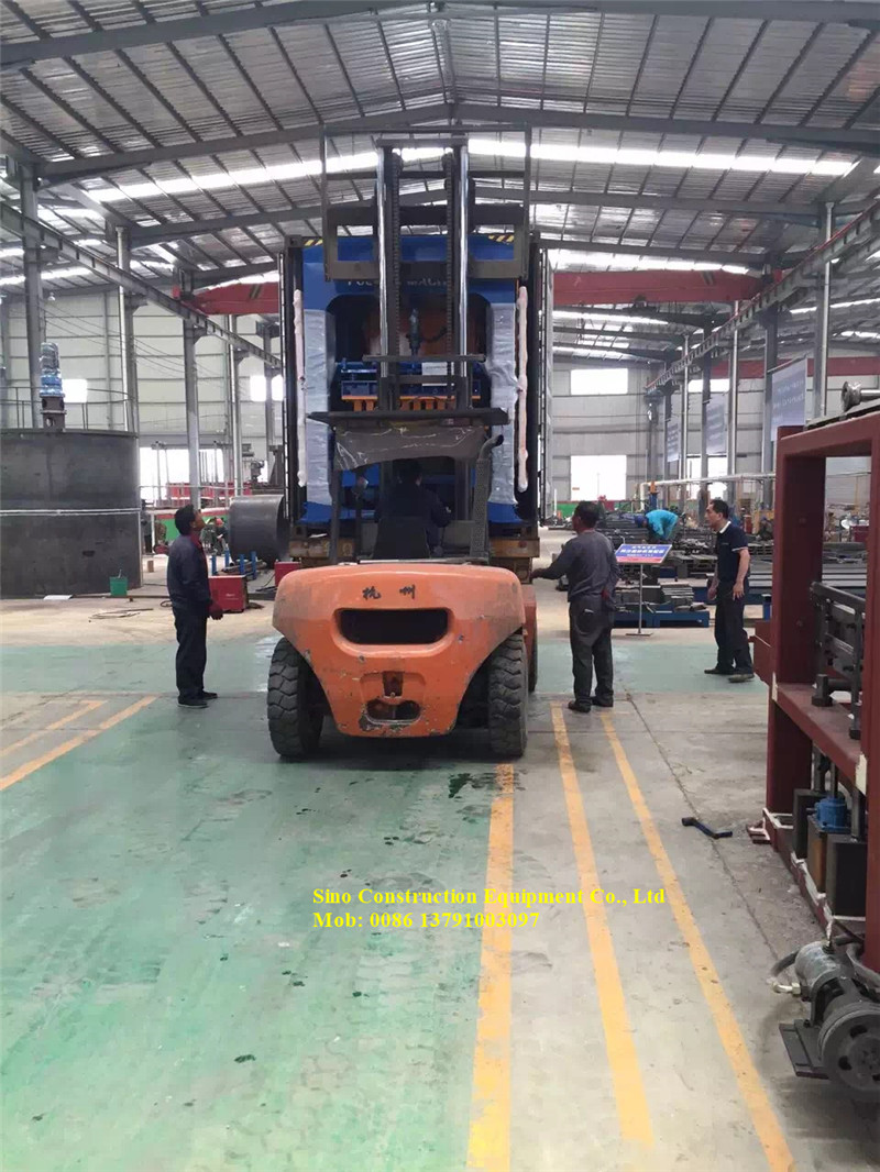 Fully Automatic Cement Block Machine Holly Brick Production Line 8 Pcs/Mould