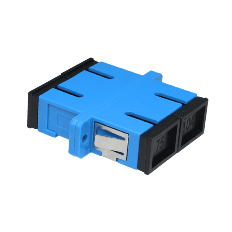 SC UPC Plastic Fiber Optic Face Plate Socket Panel for Indoor FTTH Network Installation