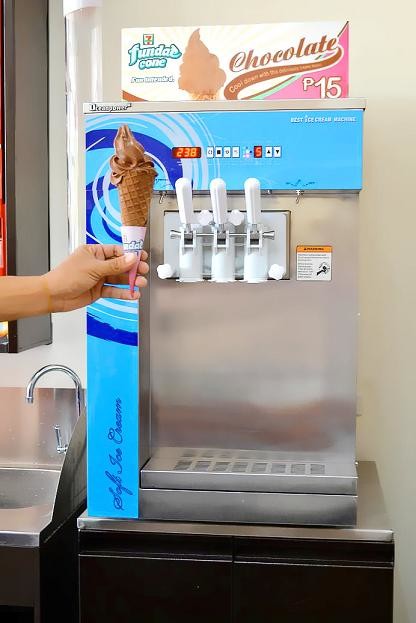 Purchased by 7-Eleven Oceanpower OP132BA Frozen Yogurt Machine