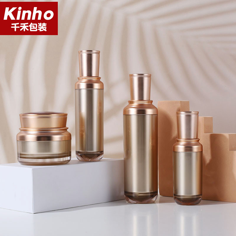 30ml 50ml Lotion Airless Bottle ABS 100ml Pump Double Wall Luxury Cream Serum