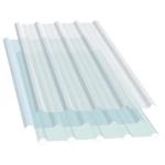 0.8-3.5mm Clear Corrugated Fiberglass Panels For Greenhouse