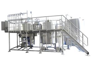 China Industrial Brewing Equipment 25BBL Large Scale Brewing With Steam / Gas Heating wholesale