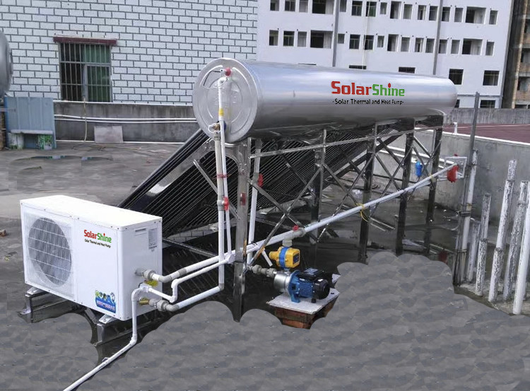 155 - 310 L Capacity Solar Heat Pump Water Heater Stainless Steel Tank Material
