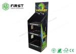 Customized Printing Advertising Cardboard Display Stand , Foldable POP Cardboard