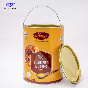 China Food Grade 5L Metal Bucket 20L D28cm Food Safe Metal Buckets wholesale