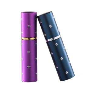 China Plum Dot Drill Anodized Little Perfume Bottles 10ml wholesale
