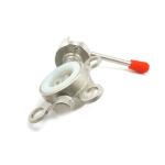 Stainless Steel Sanitary Butterfly Valve Dn40 Food Grade Valve