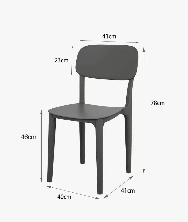 Hotel Dining Furniture Stackable Chairs Custom Colors Nordic Design for Modern Dining Room