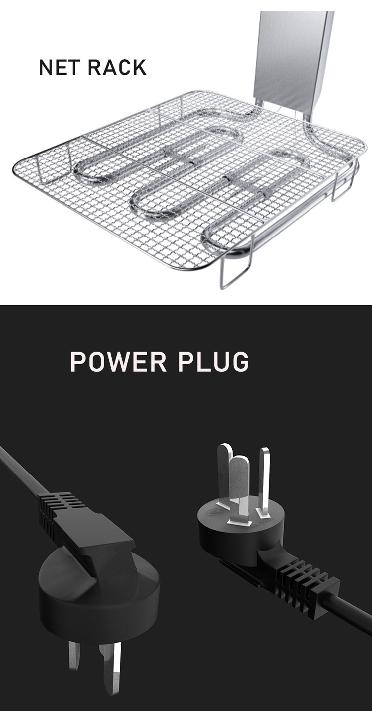 670*435*350mm Electric Deep Fryers for Food Shop Double Tanks 11L*2 Industrial Countertop
