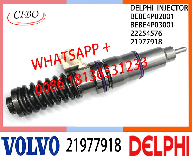 Fuel engine Diesel Injector 21977918 BEBE4P02001 BEBE4P03001 22254576 E3.27 for VOL MD13 EURO 6
