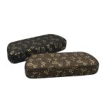 Thin And Slim Hard Shell 32mm Metal Glasses Case Hot Stamping Logo