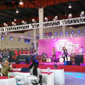 China Music Performance DJ Band Event Aluminum Light Truss Aluminum 6082 T6 Global Roof Truss wholesale