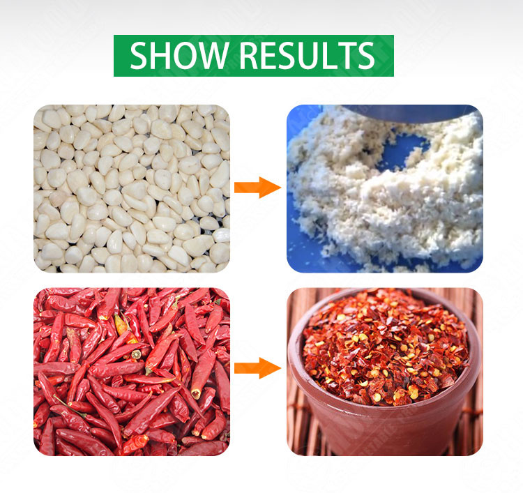 Garlic Mashing Smashing Automatic Food Processing Machines
