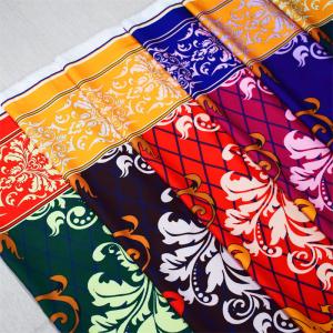 China Pink Printed Upholstery Fabric For Dress Roll Packing wholesale