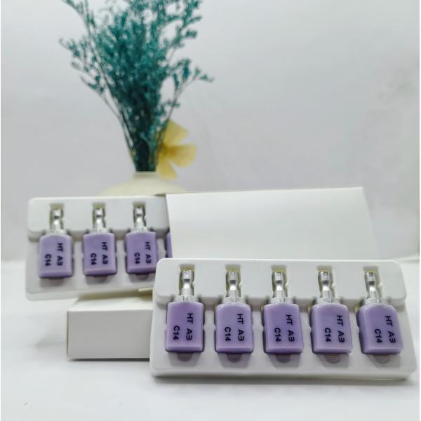 Dental Glass Ceramics Material Lithium Disilicate 400MPa Strength for Chairside Restorations