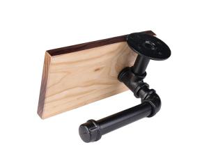 China Wall Mounted Industrial Pipe Shelving Malleable Iron Flange Iron Pipe Furniture wholesale