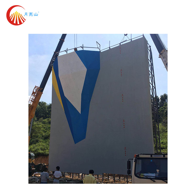 School Park Outdoor Climbing Wall Anti UV Custom Dimension Pattern