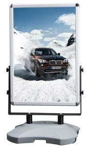 China Outdoor Advertising Snap Frame Stand With Water Base Aluminum Material wholesale