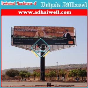 China Three Sided Hot-DIP Galvanized Structure Advertising Billboard wholesale