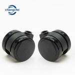 Office PU 75mm Castor Wheels Furniture Moving Casters