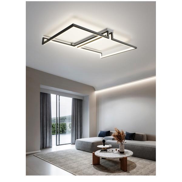 Modern Living Room Ceiling Lights Nordic Creative Atmospheric Bedroom Room square ceiling light(WH-MA-295)