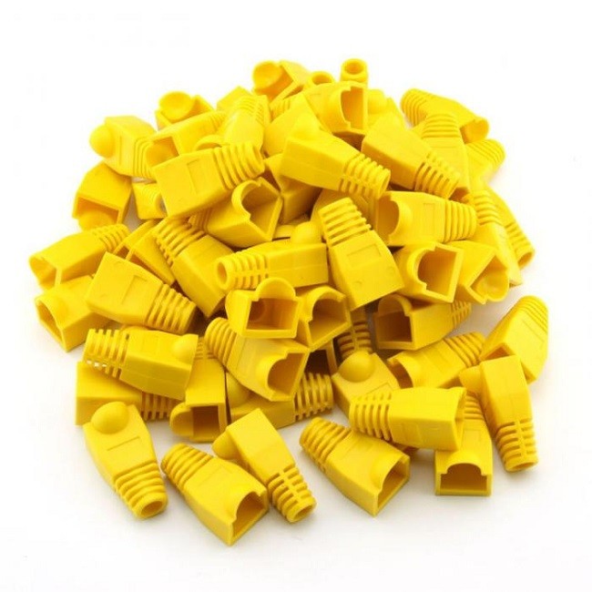 Strain Relief RJ45 Rubber Boot / Colourful Ethernet Cable Boot Customized Size