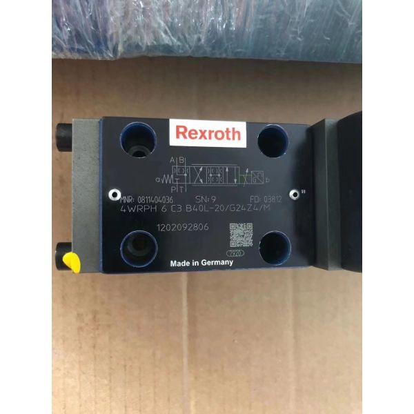 Rexroth Proportional Directional Valve with ISO 4401 Mounting 280 Bar Nominal Pressure and 24V Voltage