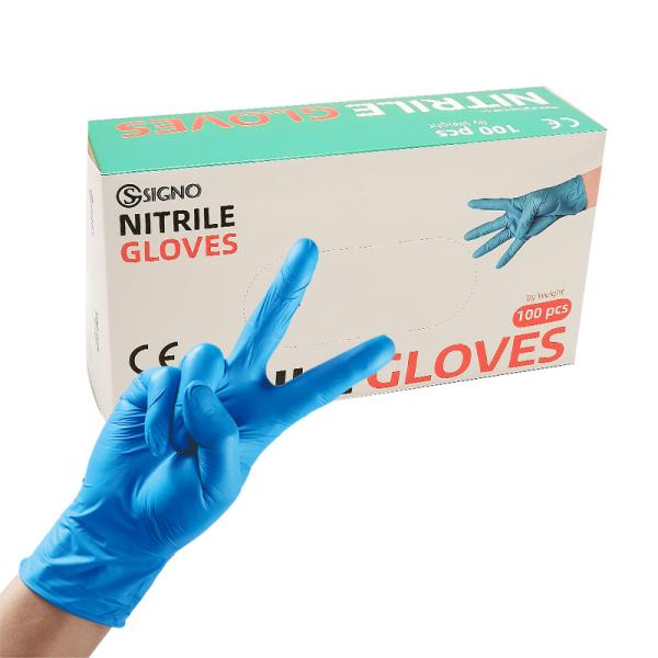 Hands Protection Sterile Nitrile Surgical Gloves Waterproof Puncture Proof