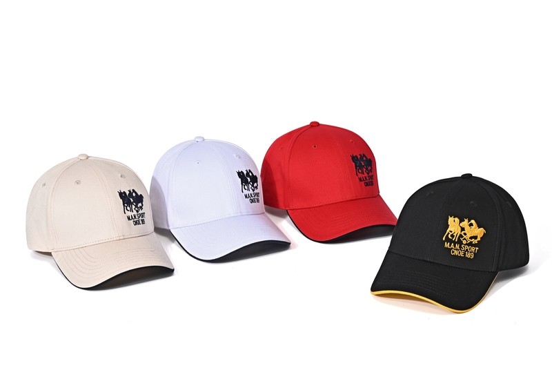6 Panel Flexi Fit Baseball Caps Curve Brim 3D Embroidered Logo