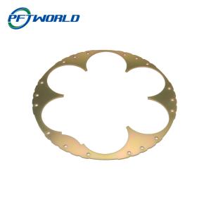 China Custom size Sheet Metal Fabrication Parts Laser Cutting Brass Accessories wholesale