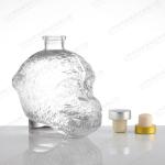 Clear 1000ml Large Size Ape Head Shape Vodka Glass Bottle for Beverage Packaging