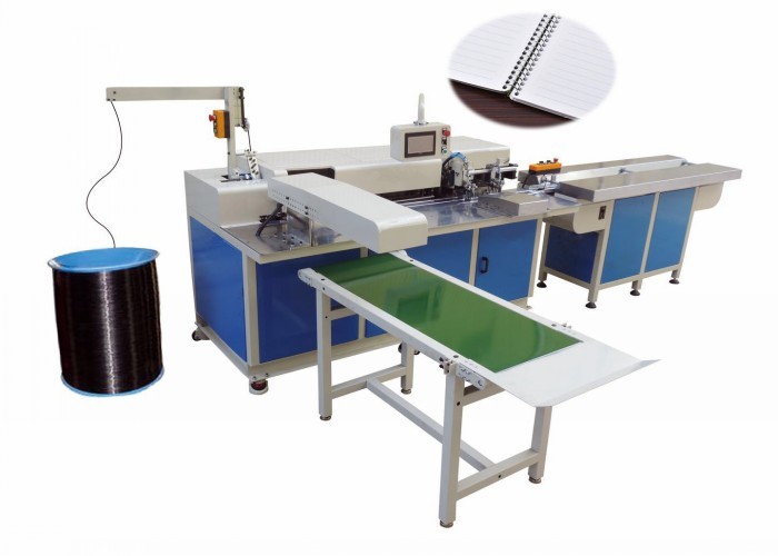 Automatic Metal Spiral Coil Punch And Binding Machine Spiral Single Loop DWM-400