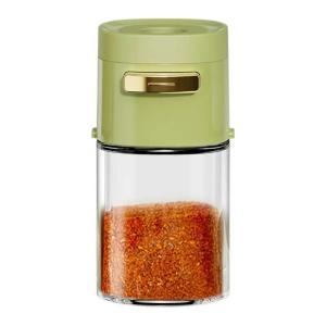 China Household Sealed Kitchen Spice Jar Quantitative Glass Seasoning Bottle wholesale