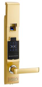 China Intelligent Fingerprint Recognition Door Locks Waterproof Zinc Alloy on sale
